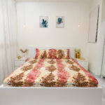 VAA Bedsheet for Double Bed Combo Polycotton with 4 Pillow Covers - Image 2