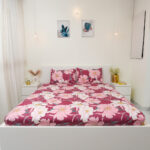 VAA Bedsheet for Double Bed Combo Polycotton with 4 Pillow Covers - Image 11