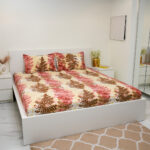 VAA Bedsheet for Double Bed Combo Polycotton with 4 Pillow Covers - Image 10