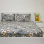 VAA Bedsheet for Double Bed Combo Polycotton with 4 Pillow Covers - Image 9