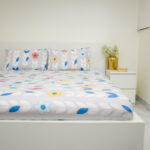 VAA Bedsheet for Double Bed Combo Polycotton with 4 Pillow Covers - Image 9