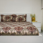 VAA Bedsheet for Double Bed Combo Polycotton with 4 Pillow Covers - Image 8