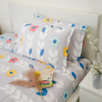 VAA Bedsheet for Double Bed Combo Polycotton with 4 Pillow Covers - Image 7