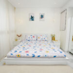 VAA Bedsheet for Double Bed Combo Polycotton with 4 Pillow Covers - Image 2