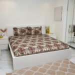 VAA Bedsheet for Double Bed Combo Polycotton with 4 Pillow Covers - Image 3