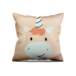 VAA Satin Digital Print Cushion Cover | Happy Animal Friends - Set Of 5 - Image 3