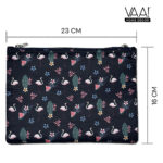 VAA Travel Neck Pillow Eye Mask with Storage Pouch | Airplane Travel Set - Image 11