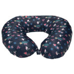 VAA Travel Neck Pillow Eye Mask with Storage Pouch | Airplane Travel Set - Image 4