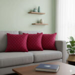 VAA Embossed Diamond Cushion Cover - Set Of 3