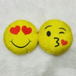 VAA Emoji Cushion | Kissing Heart & Heart Eyes - Set Of 2 - Image 3