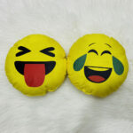 VAA Emoji Cushion | Lol & Stuck out Tongue - Set Of 2 - Image 3