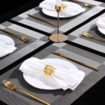 VAA Frame Table Mat - Grey -Set Of 6 - Image 2