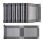 VAA Frame Table Mat - Grey -Set Of 6 - Image 3