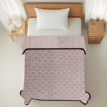 VAA Premium Dohar Double Bed 100% Cotton - Grey Vintage Mandala