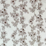 VAA Premium Dohar Double Bed 100% Cotton - Grey Sage Bloom - Image 4