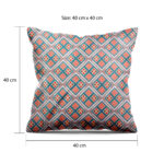 VAA Satin Digital Print Cushion Cover | Sunburst Tribal - Set Of 5 - Image 7