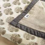 VAA Premium Dohar Double Bed 100% Cotton - Olive Sage Floral - Image 4