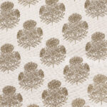 VAA Premium Dohar Double Bed 100% Cotton - Olive Sage Floral - Image 2