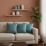 VAA Raindrop Stripes Cushion Cover - Set Of 3