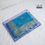 VAA Saree Covers/Storage Bags Durable Mesh Window & Zipper Closure | Single - Set of 6 - Image 2