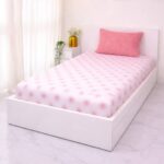 VAA Bedsheet for Single Bed 100% Cotton with 1 Pillow Covers