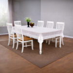 VAA Transparent 6 Seater Dining Table Covern - Pack of 1