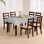 VAA Vinyl Blossom 6 Seater Table Cover - Pack of 1