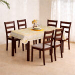 VAA Vinyl Blossom 6 Seater Table Cover - Pack of 1