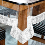 VAA Transparent 6 Seater Dining Table Covern - Pack of 1 - Image 3