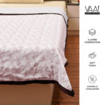 VAA Premium Dohar Double Bed 100% Cotton - Vintage Rose Floral - Image 5