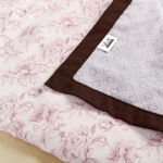 VAA Premium Dohar Double Bed 100% Cotton - Vintage Rose Floral - Image 3