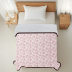 VAA Premium Dohar Double Bed 100% Cotton - Vintage Rose Floral