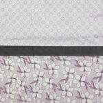 VAA Premium Dohar Double Bed 100% Cotton - Purple Blossom - Image 5