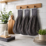 VAA Cotton Hand Towel with Loop - Set of 3