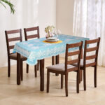 VAA Vinyl Blossom 4 Seater Table Cover - Pack of 1