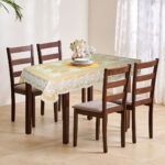 VAA Vinyl Blossom 4 Seater Table Cover - Pack of 1