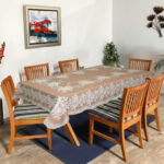 VAA Vinyl Blossom 6 Seater Table Cover - Pack of 1