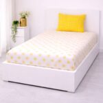 VAA Bedsheet for Single Bed 100% Cotton with 1 Pillow Covers