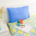 VAA Bedsheet for Single Bed 100% Cotton with 1 Pillow Covers - Image 2