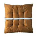 VAA Printed Reversible Chair Pad - Gold - Image 3